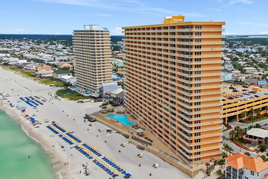 Treasure Island Gulfside Condos Condo Rentals Panama City Beach Florida